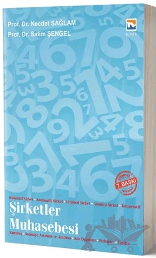 Şirketler Muhasebesi – Necdet Sağlam, Salim Şengel – Nisan Kitabevi kitap kapağı