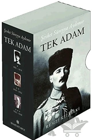 Tek Adam 3 Cilt Takım (Büyük Boy) – Şevket Süreyya Aydemir – Remzi Kitabevi kitap kapağı