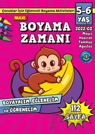Maxi Boyama Zamanı 3 – Kolektif – Maxi Yayıncılık kitap kapağı
