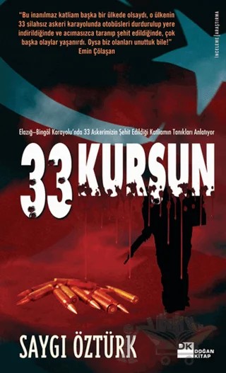 33 Kurşun – Saygı Öztürk – Doğan Kitap kitap kapağı