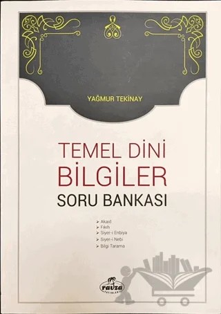 Temel Dini Bilgiler Soru Bankası – Yağmur Tekinay – Ravza Yayınları kitap kapağı