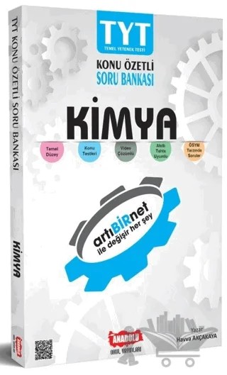 2022 TYT Kimya Konu Özetli Soru Bankası – Havva Akçakaya – Anadolu Okul Yayınları kitap kapağı