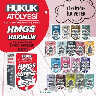 2026 Hukuk Atölyesi HMGS Hakimlik Çıkmış Soru Örnekli Ders Notları Seti – Kolektif – Dizgi Kitap kitap kapağı