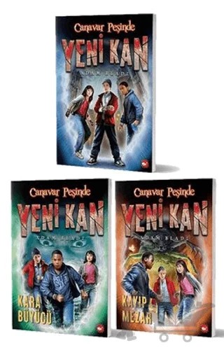 Canavar Peşinde Yeni Kan Seti (3 Kitap Takım) – Adam Blade – Beyaz Balina Yayınları kitap kapağı
