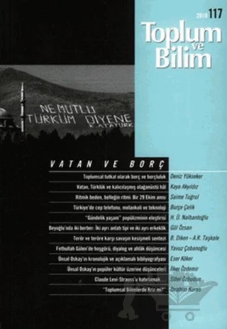 Toplum ve Bilim Sayı: 117 – Birikim Yayınları kitap kapağı