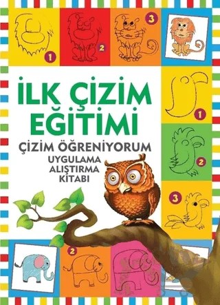 İlk Çizim Eğitimi - Çizim Öğreniyorum – Kolektif – Mor Kelebek kitap kapağı