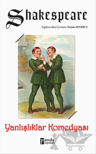 Yanlışlıklar Komedyası – William Shakespeare – Parola Yayınları kitap kapağı