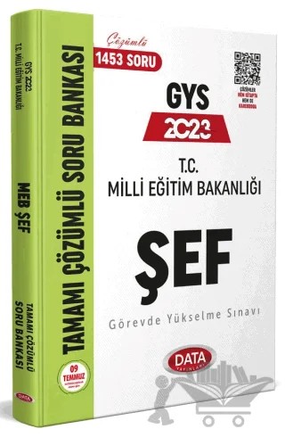 Milli Eğitim Bakanlığı Şef Tamamı Çözümlü GYS Soru Bankası – Kolektif – Data Yayınları kitap kapağı