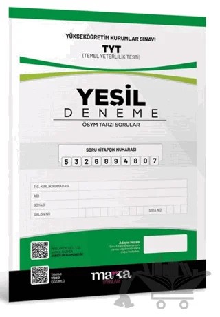 2025 TYT Yeni Nesil Yeşil Deneme Tamamı Video Çözümlü – Kolektif – Marka Yayınları kitap kapağı