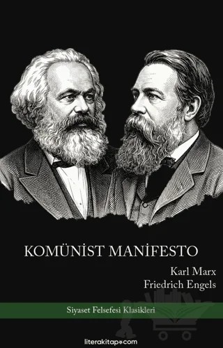 Komünist Manifesto – Karl Marx, Friedrich Engels – Litera Yayıncılık kitap kapağı