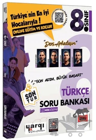 Yargı Ders Arkadaşım 8. Sınıf LGS Türkçe Son Tur Soru Bankası – Abdulkadir Sefi, İdris Fırat, Mehmet Erkal, Osman Sarı – Yargı Yayınevi kitap kapağı