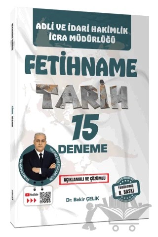 Adli İdari Hakimlik İcra Müdürlüğü Fetihname Tarih 15 Deneme – Bekir Çelik – Bekir Çelik kitap kapağı