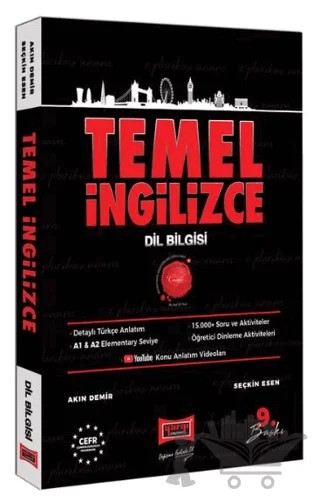 Temel İngilizce Dil Bilgisi – Seçkin Esen, Akın Demir – Yargı Yayınevi kitap kapağı