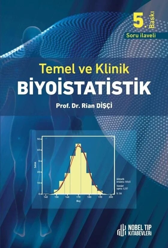 Temel ve Klinik Biyoistatistik / Dişçi - (5.Baskı) – Nobel Tıp Kitabevleri kitap kapağı