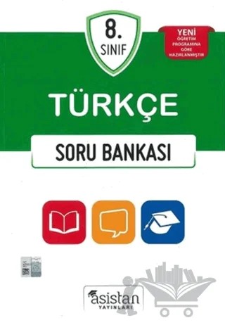 8. Sınıf Türkçe Soru Bankası – Kolektif – Asistan Yayınları kitap kapağı