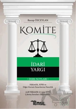 Komite - İdari Yargı – Recep Özceylan – Temsil Kitap kitap kapağı