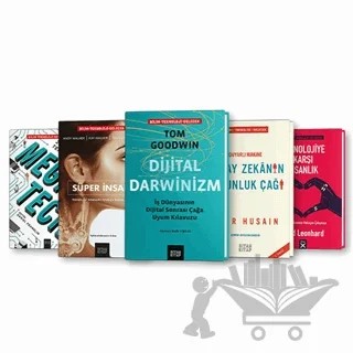 Bilim - Teknoloji - Gelecek Kitaplığı (5 Kitap Takım) – Amir Husain, Andy Walker, Daniel Franklin, Gerd Leonhard, Kay Walker, Sean Carruthers – Siyah Kitap kitap kapağı