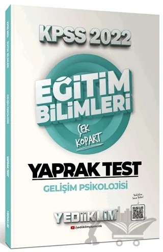 2022 KPSS Eğitim Bilimleri Gelişim Psikolojisi Çek Kopart Yaprak Test – Kolektif – Yediiklim Yayınları kitap kapağı