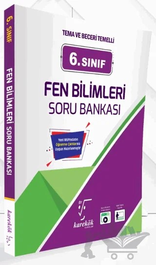 6. Sınıf Fen Bilimleri Soru Bankası – İnan Şarman – Karekök Yayıncılık kitap kapağı