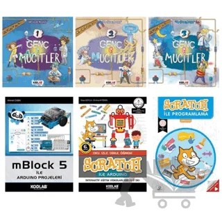 Genç Mucitler Seti 4 – Kolektif – Kodlab Yayın Dağıtım kitap kapağı