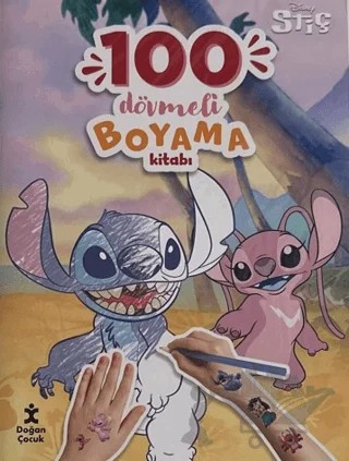 Disney Stitch – 100 Dövmeli Boyama Kitabı – Kolektif – Doğan Çocuk kitap kapağı