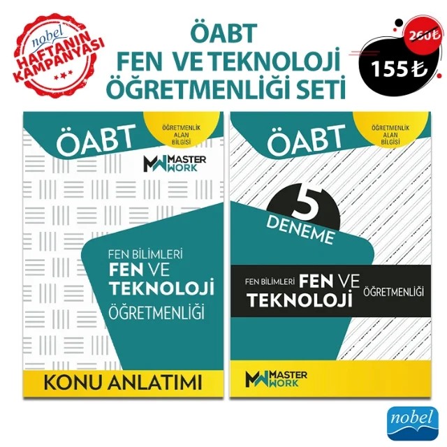 ÖABT FEN VE TEKNOLOJİ ÖĞRETMENLİĞİ SETİ – Komisyon – Kampanya kitap kapağı