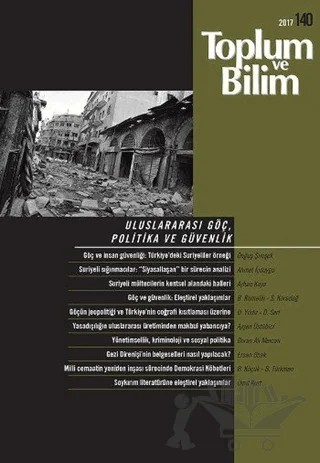Toplum ve Bilim Sayı: 140 – İletişim Yayınevi kitap kapağı