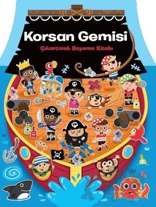 Korsan Gemisi Çıkartmalı Boyama Kitabı – Kolektif – Doğan Kitap kitap kapağı