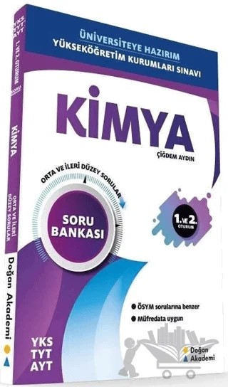 2019 YKS - TYT - AYT Kimya Soru Bankası – Kolektif – Doğan Akademi kitap kapağı