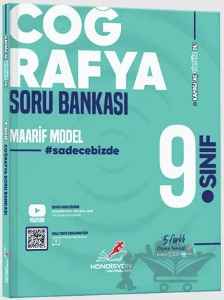 9. Sınıf Virtüöz Coğrafya Soru Bankası – Kolektif – Kondisyon Yayınları kitap kapağı