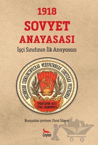 1918 Sovyet Anayasası – Kolektif – Ceylan Yayınları kitap kapağı