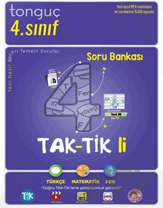 4. Sınıf Taktikli Soru Bankası – Kolektif – Tonguç Akademi kitap kapağı