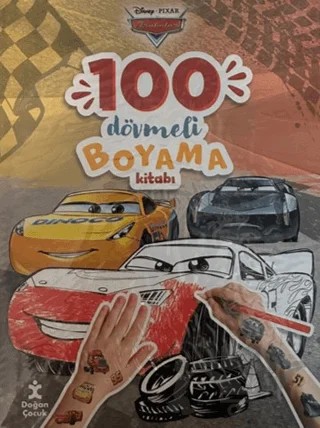Disney Arabalar – 100 Dövmeli Boyama Kitabı – Doğan Çocuk kitap kapağı