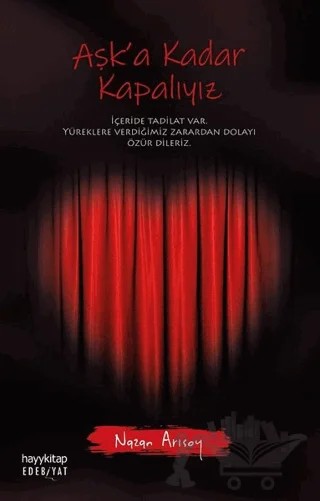 Aşk'a Kadar Kapalıyız – Nazan Arısoy – Hayykitap kitap kapağı