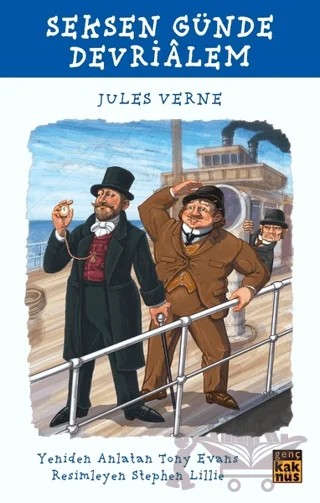 Seksen Günde Devri Alem – Jules Verne – Kaknüs Genç kitap kapağı