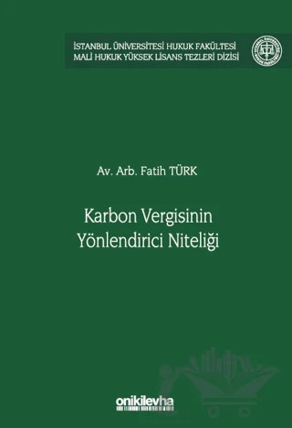 Karbon Vergisinin Yönlendirici Niteliği – Fatih Türk – On İki Levha Yayınları kitap kapağı
