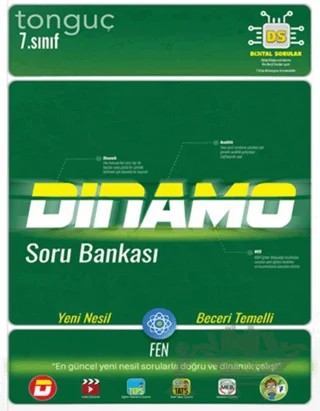 7. Sınıf Dinamo Fen Bilimleri Soru Bankası – Kolektif – Tonguç Akademi kitap kapağı