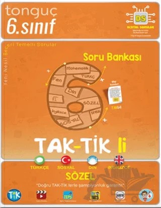 6. Sınıf Taktikli Sözel Soru Bankası – Kolektif – Tonguç Akademi kitap kapağı