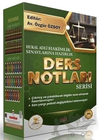 2026 HUKAL Adli Hakimlik Ders Notları Seti – Kolektif – Savaş Yayınevi kitap kapağı