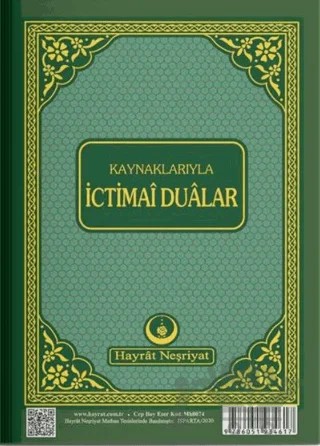 Kaynaklarıyla İctimai Dualar (Çanta Boy) – Enes Çalık – Hayrat Neşriyat kitap kapağı