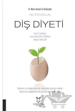 Diş Diyeti – Steven Lin – Akademisyen Kitabevi kitap kapağı