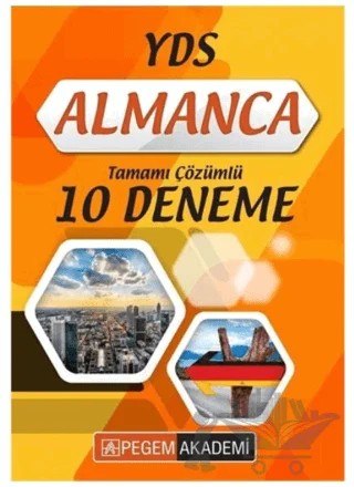 2018 YDS Almanca Tamamı Çözümlü 10 Deneme – Kolektif – Pegem Akademi Yayıncılık kitap kapağı