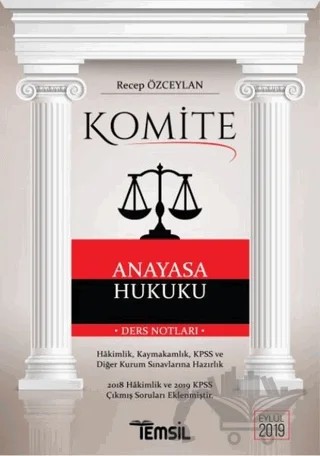 Komite - Anayasa Hukuku 2019 – Recep Özceylan – Temsil Kitap kitap kapağı