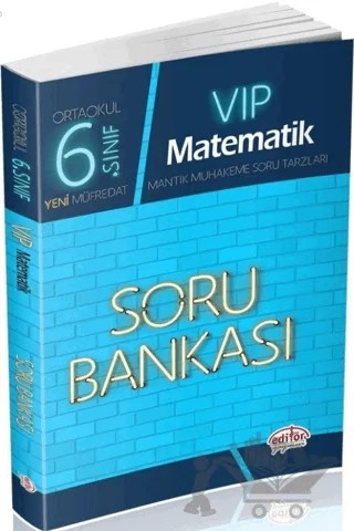 6. Sınıf VIP Matematik Soru Bankası – Kolektif – Editör Yayınevi kitap kapağı