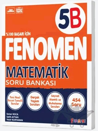 5. Sınıf Fenomen Matematik Soru Bankası – Salih Aytan – Fenomen Yayınları kitap kapağı
