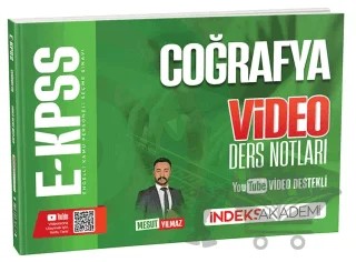 E-KPSS Coğrafya Video Ders Notları – Mesut Yılmaz – İndeks Akademi Yayıncılık kitap kapağı