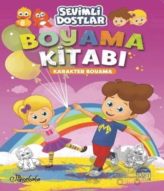 Sevimli Dostlar Boyama Kitabı - Karakter Boyama – Özge Gökçek – Martı Çocuk Yayınları kitap kapağı