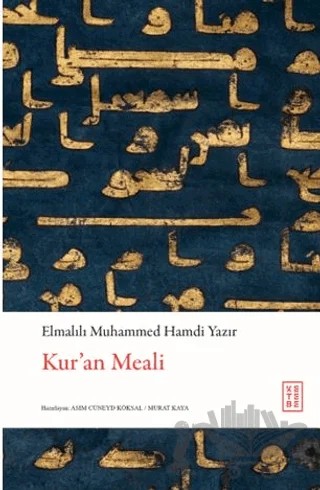Kur’an Meali – Elmalılı Muhammed Hamdi Yazır – Ketebe Yayınları kitap kapağı