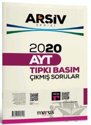 2020 AYT Arşiv Serisi Çıkmış Sorular Tamamı Video Çözümlü – Kollektif – Marka Yayınları kitap kapağı
