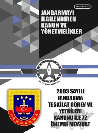 Jandarmayı İlgilendiren Kanun ve Yönetmelikler – Mehmet Er – Askeri Sınav Kitapları kitap kapağı